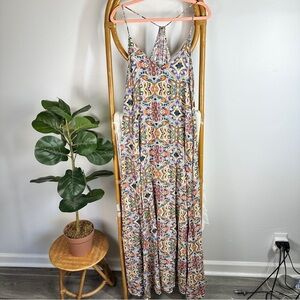 La Moda Resort Patterned Dress sz L/XL